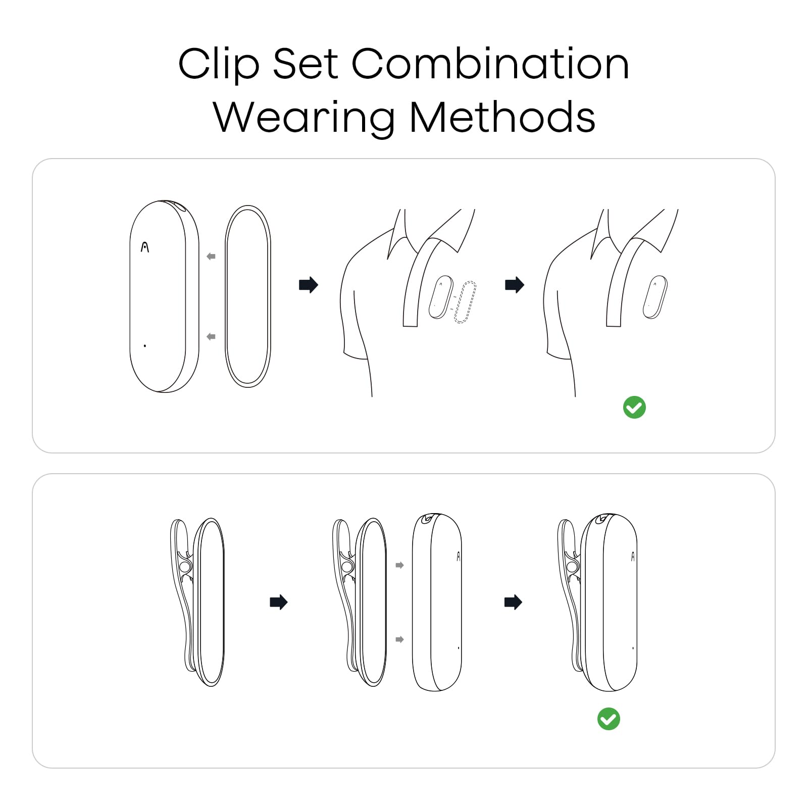 PLAUD NotePin アクセサリーキット Amazon.com: Replacement Magnetic Clip and Pin Attachments